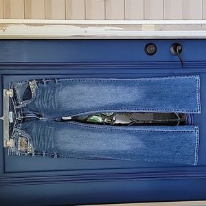 Red n Blue jeans size 8.